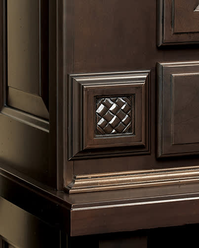 The Shadow Charcoal cabinet finish from Wellborn Cabinet, Inc.