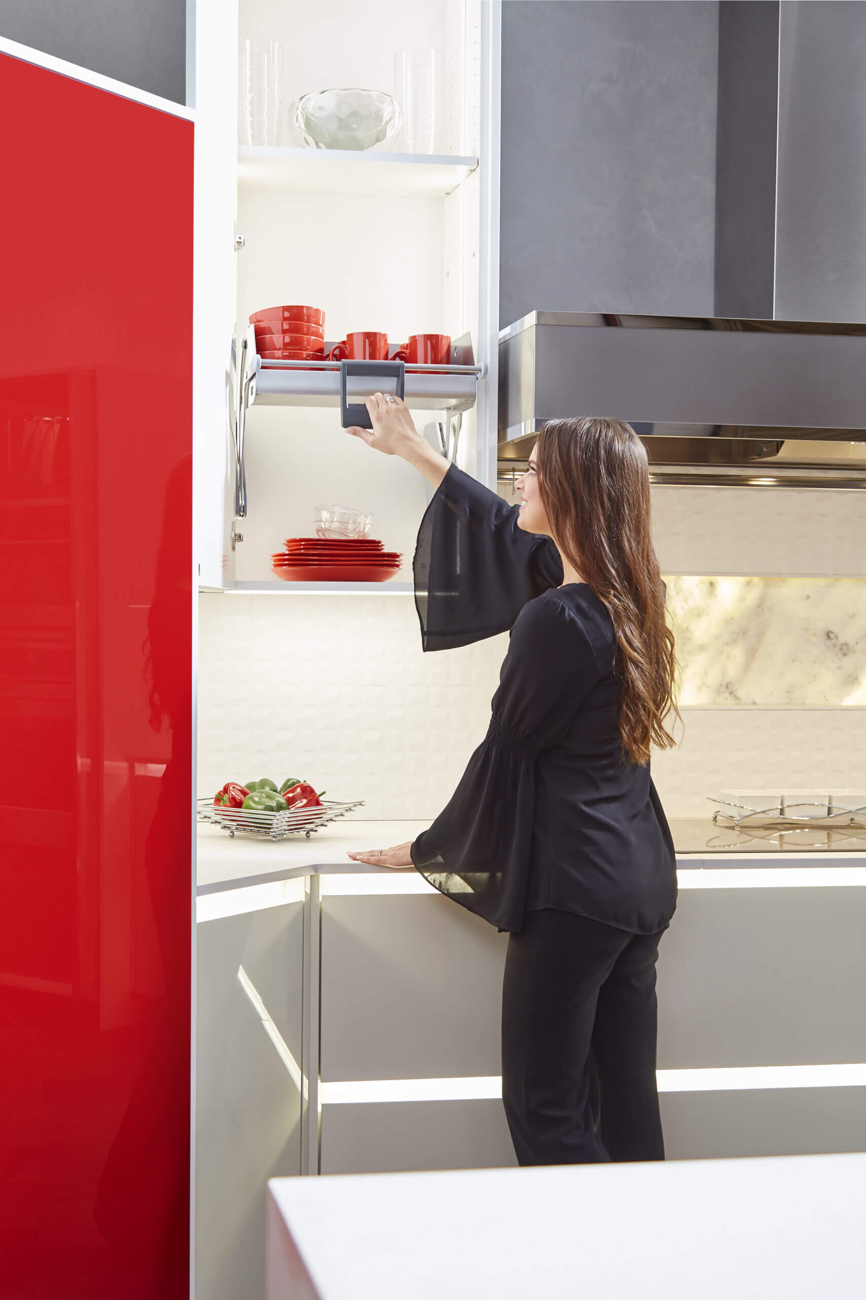 easy access dynamic single shelving cabinet technology smart living solutions 