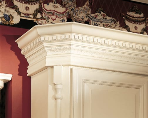 This Decorative Moulding - Acanthus, Inset Moulding - Dentil, Light Rail Moulding - Traditional, and Crown Moulding - Traditional will help make your cabinetry look great.