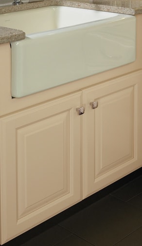 Seville Square is a Square and Raised cabinet door from Wellborn Cabinet.