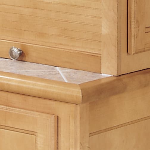 This Light Rail Moulding - Contemporary Radius will help make your cabinetry look great.