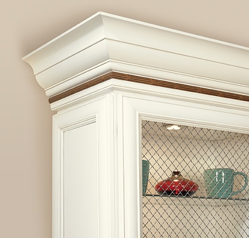 This Inset Moulding - Reeded and Crown Moulding - Large will help make your cabinetry look great.