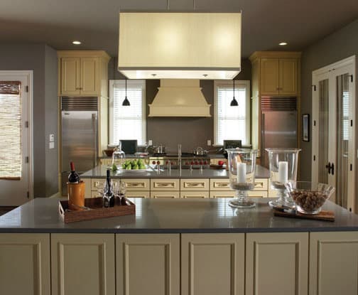 These ColorInspire cabinets for the 2009 HGTV Dream Home and Residential Home home were provided by Wellborn Cabinet, Inc.