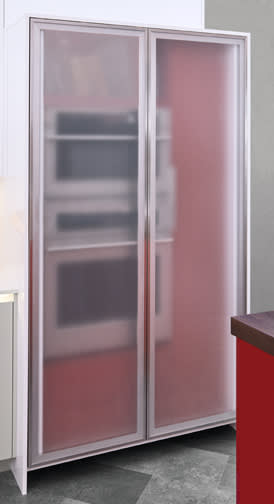 These Metal cabinets for the 2019 and 2020 Exhibit Booth home were provided by Wellborn Cabinet, Inc.