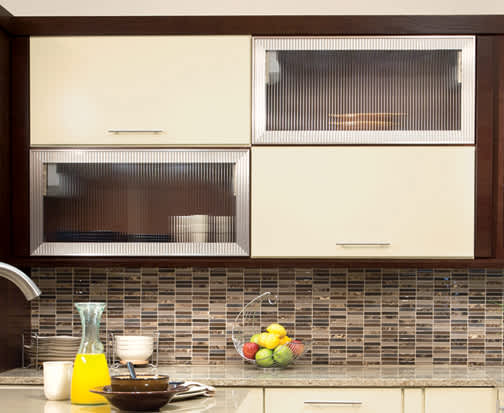 Marsala is Metal Door door group with a  metal cabinet door from Wellborn Cabinet.