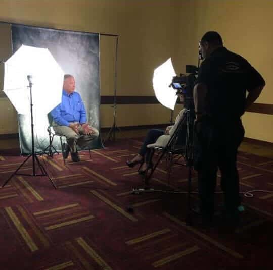 Behind the scenes of Paul Wellborns interview