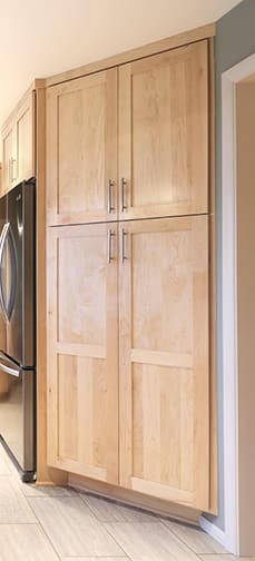 These Brown and Light cabinets for the 2013 Design Contest and Residential Home home were provided by Wellborn Cabinet, Inc.