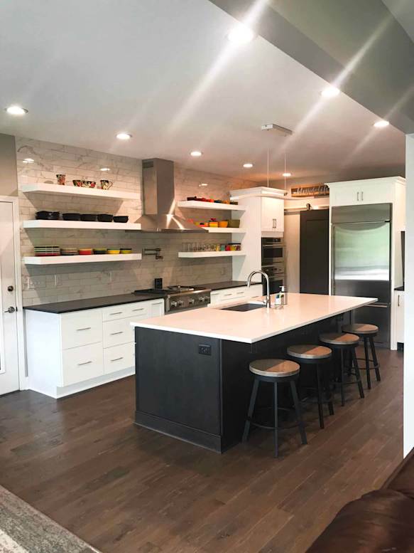 kitchen cabinetry using hancock in glacier white kitchen design contest