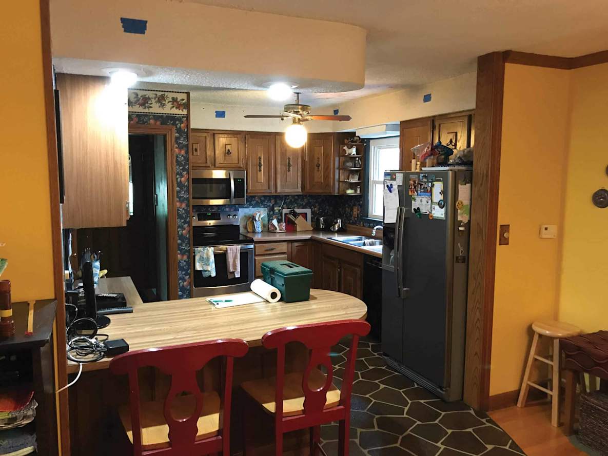 before photography of small kitchen design winner