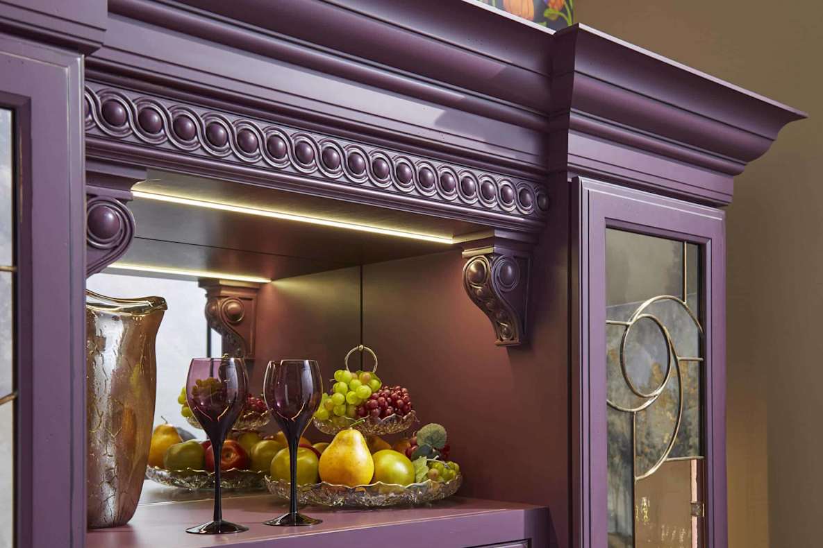 Set-14 Purple Hutch Corble and Moulding-1-scaled