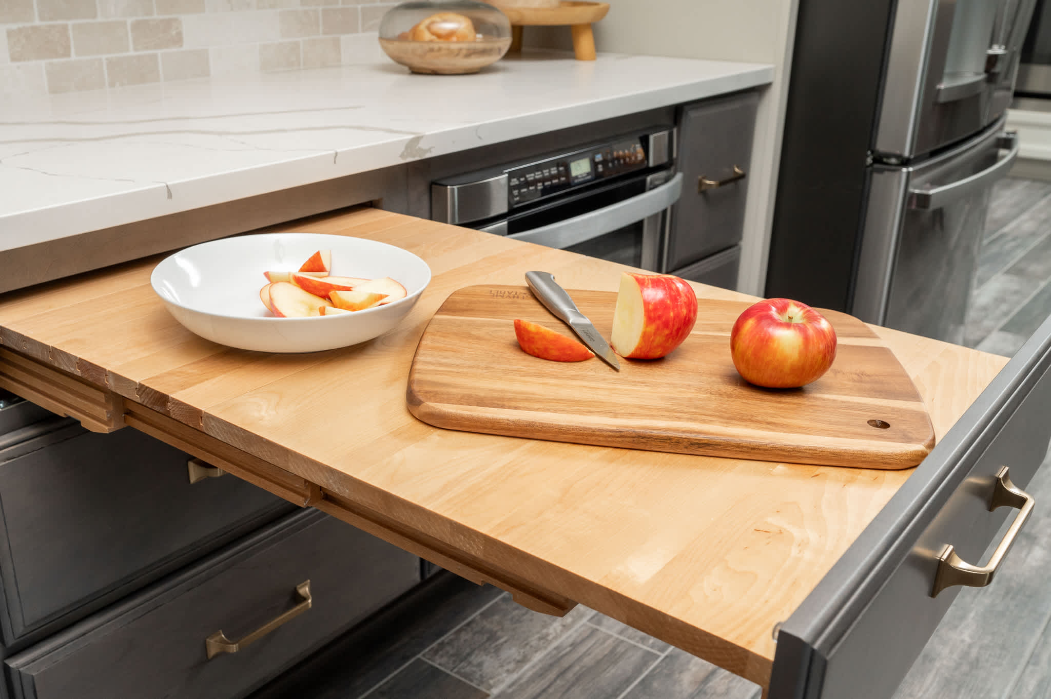 cut board cabinet