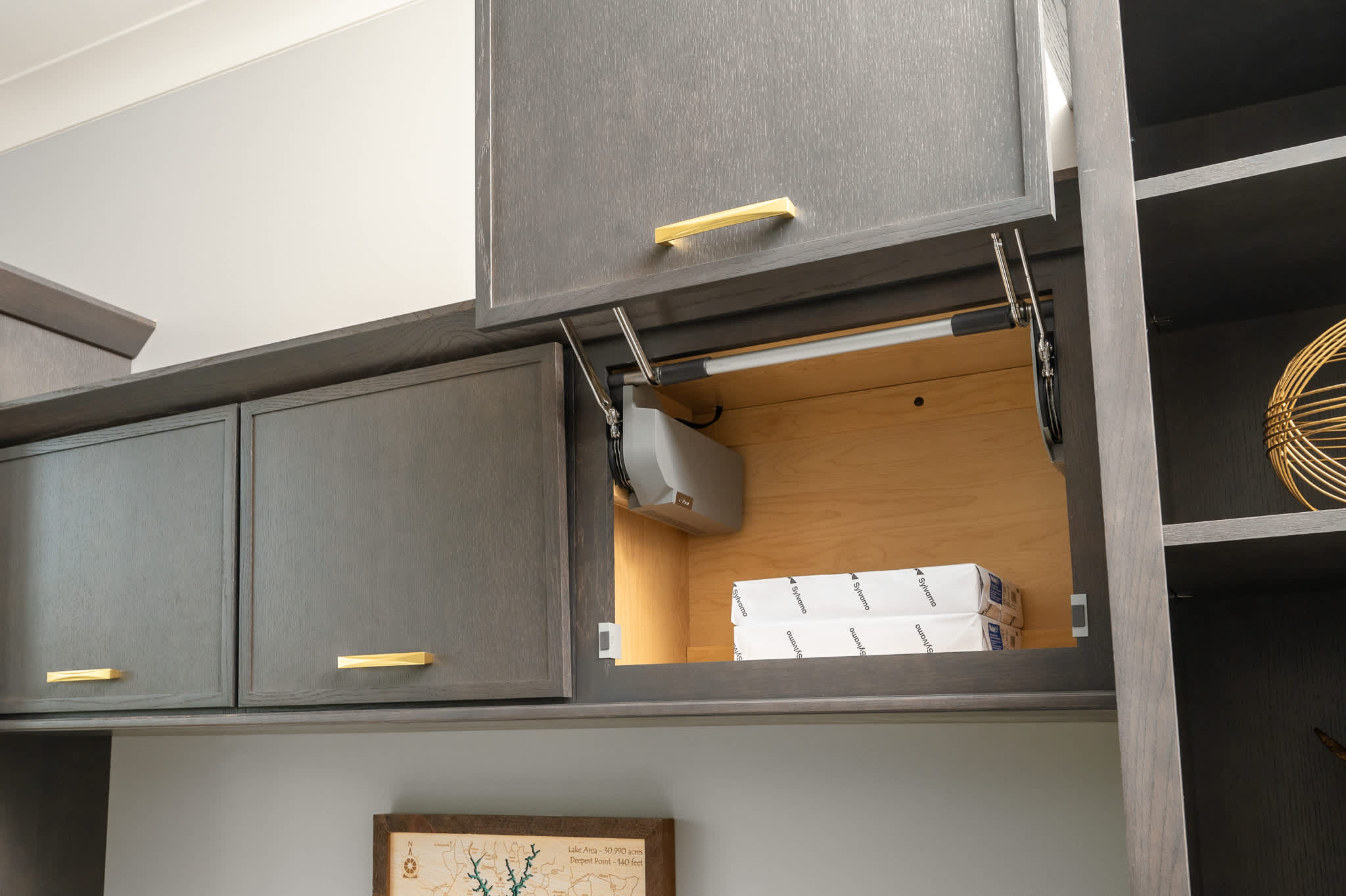 cabinet door pull up