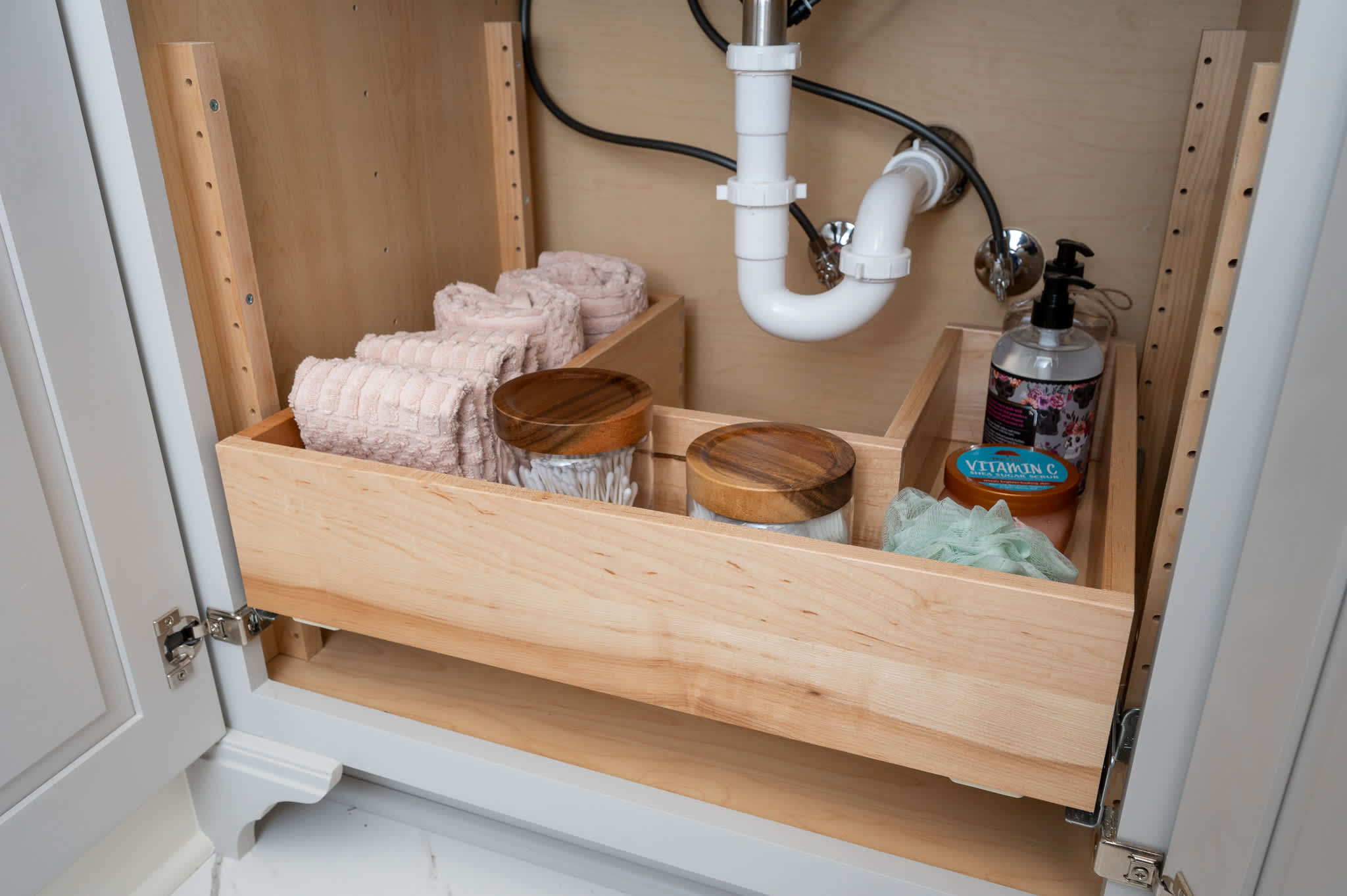 under cabinet storage