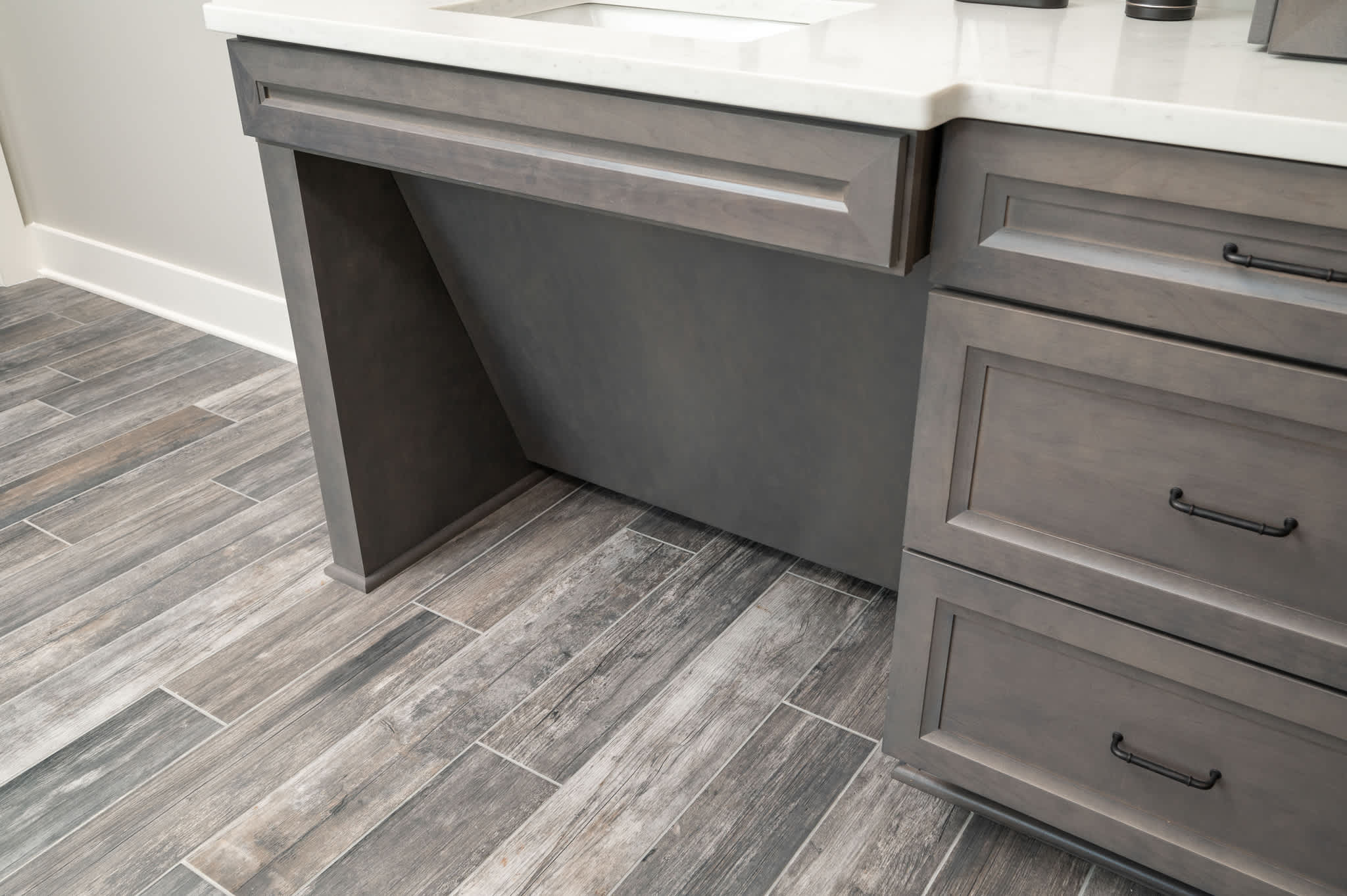 bathroom counter
