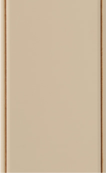 Wellborn Cabinet Sample Chip in Medium Density Fiberboard with Pebble Java finish.