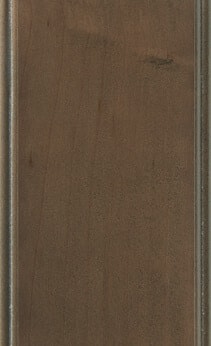 Wellborn Cabinet Sample Chip in Maple and Character Maple with Drift Pewter finish.