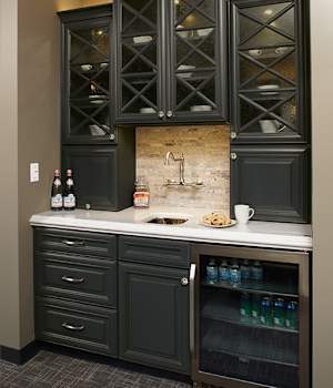 beverage station cabinets
