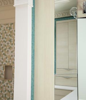 Vista is Decorative Laminate Veneer Door and Metal Door door group with a metal cabinet door from Wellborn Cabinet.