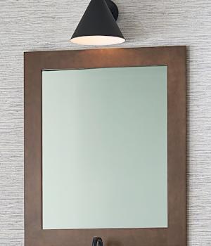 These Brown and Medium cabinets for the 2020 Photo Shoot home were provided by Wellborn Cabinet, Inc.