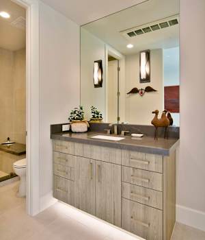 cabinetry in bathroom