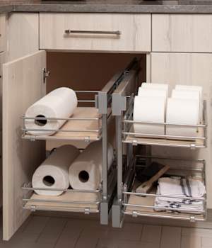 Arcadia is Decorative Laminate Veneer Door door group with a Slab cabinet door from Wellborn Cabinet.