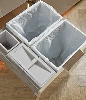 Midtown is Decorative Laminate Veneer Door door group with a Slab cabinet door from Wellborn Cabinet.