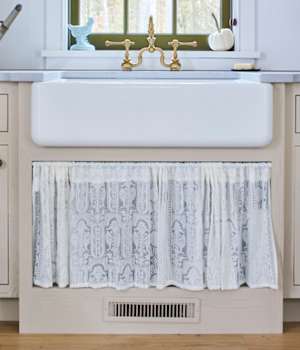 These Beige and Light cabinets for the 2020 Southern Living, Residential Home, and Idea House home were provided by Wellborn Cabinet, Inc.