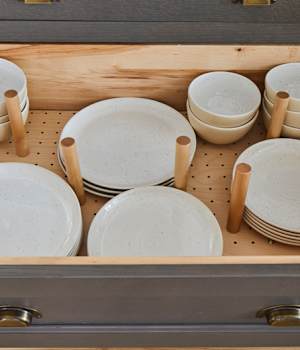 These Dark and Gray cabinets for the 2020 Southern Living, Residential Home, and Idea House home were provided by Wellborn Cabinet, Inc.