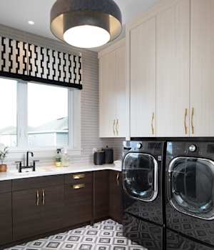 modern laundry room cabinets