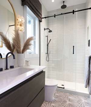 Bel-Air is Decorative Laminate Veneer Door door group with a Slab cabinet door from Wellborn Cabinet.