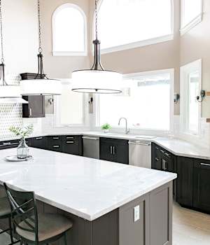 modern transitional kitchen
