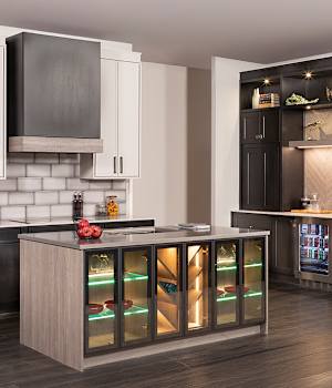 Collins and Florence is Wood Door and Decorative Laminate Veneer Door door group with a Square and Recessed cabinet door from Wellborn Cabinet.