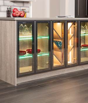 Collins and Florence is Wood Door and Decorative Laminate Veneer Door door group with a Square and Recessed cabinet door from Wellborn Cabinet.