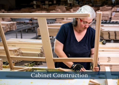 cabinet door construction