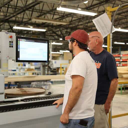 melamine slab door construction