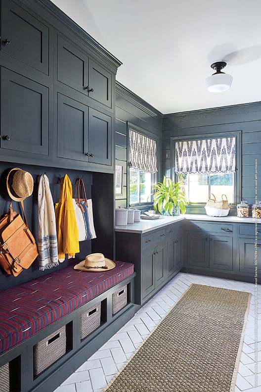 cabinet organization for mud room
