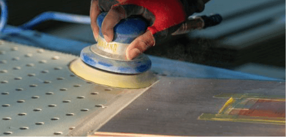 cabinet sanding