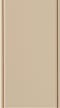 Wellborn Cabinet Sample Chip in Medium Density Fiberboard with Pebble Java finish.