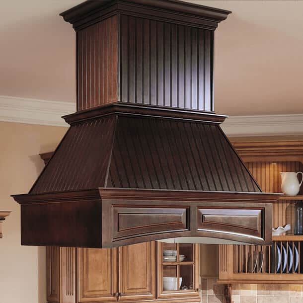 island chimney wood hoods