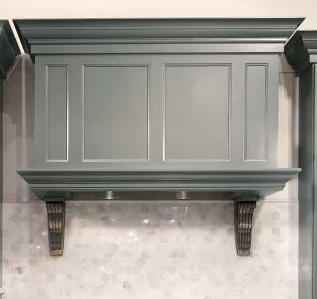 mantle range hood