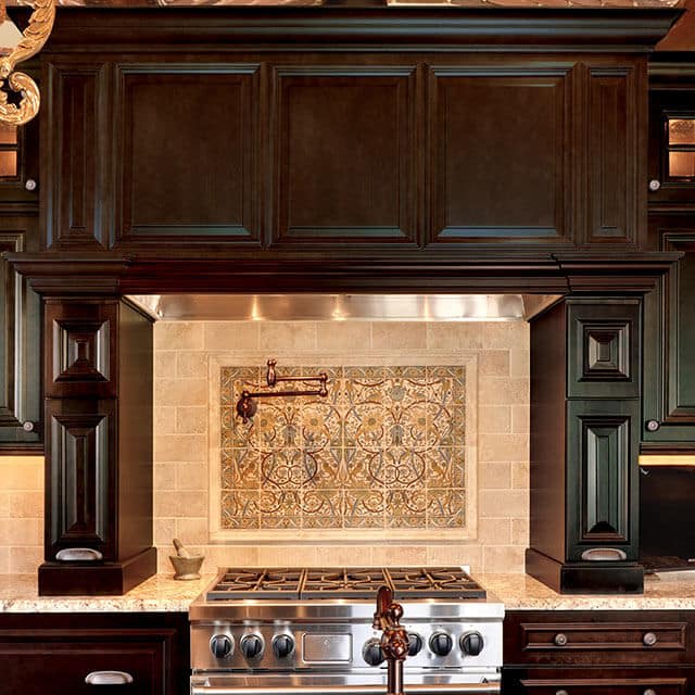 mantle wood hood