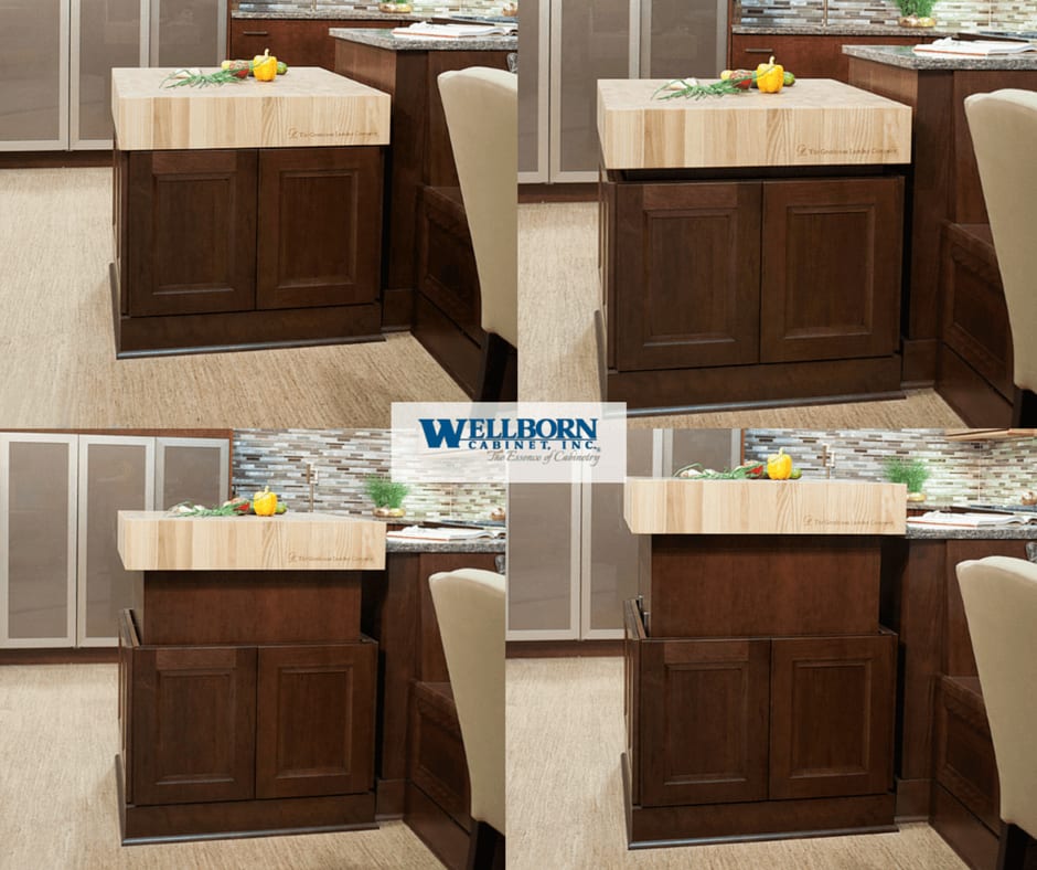 This Electronic Countertop Lift provides accessible heights with the push of a button to better assist the task at hand.