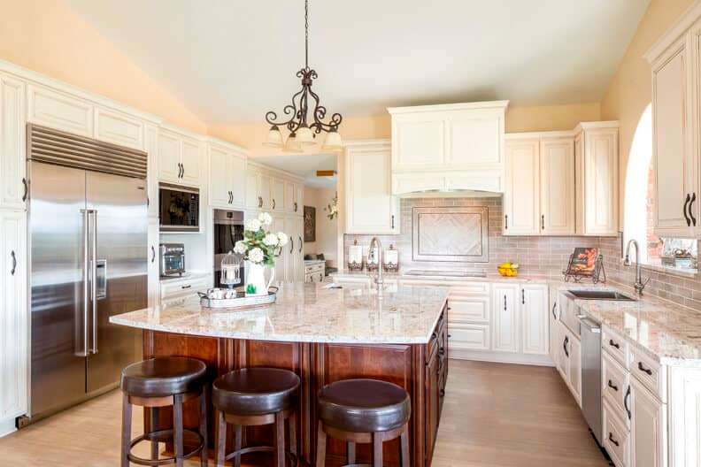 Dark-Island-Antique-cabinets