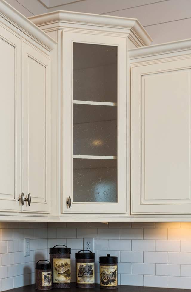 These White and Light cabinets for the 2013 All American Cottage, Idea House, Residential Home, and Southern Living home were provided by Wellborn Cabinet, Inc.