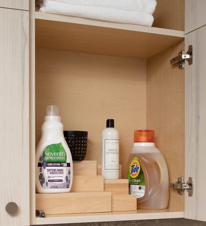 Arcadia is Decorative Laminate Veneer Door door group with a Slab cabinet door from Wellborn Cabinet.