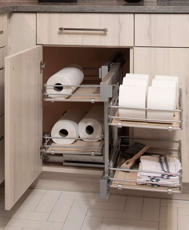 Arcadia is Decorative Laminate Veneer Door door group with a Slab cabinet door from Wellborn Cabinet.