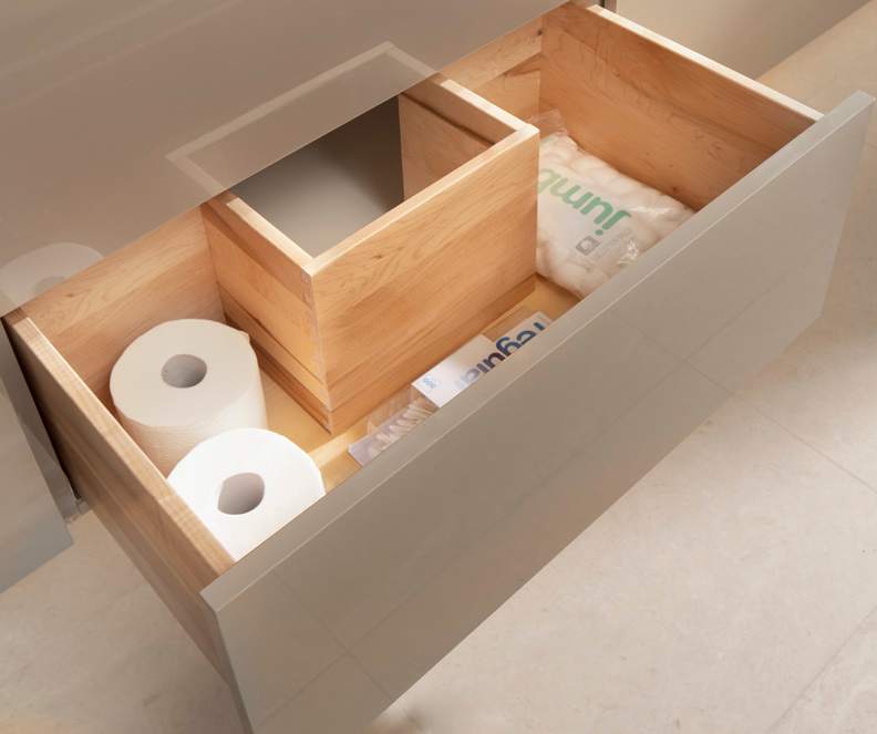 Arcadia and Midtown is Decorative Laminate Veneer Door door group with a Slab cabinet door from Wellborn Cabinet.